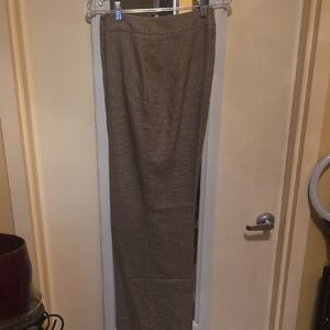 Thalian Ladie's Tan And Brown Dress Pants